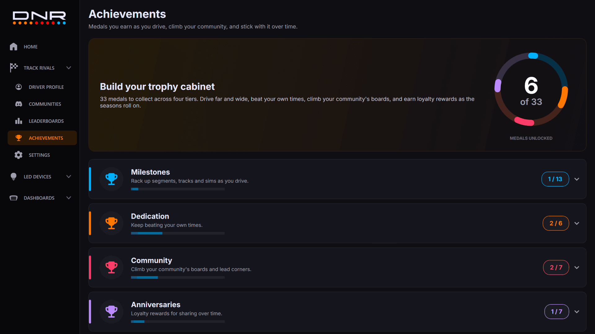 Track Rivals in the DNR plugin: screenshot 6 of 6